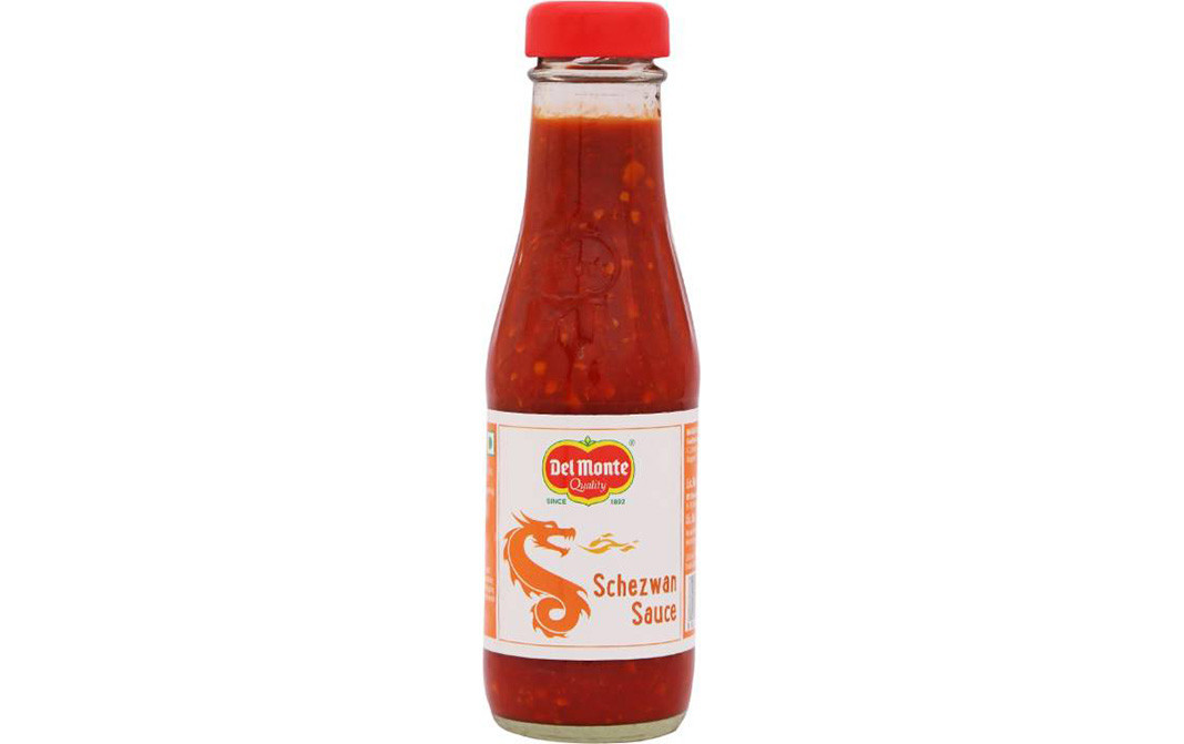 Del Monte Schezwan Sauce    Glass Bottle  190 grams